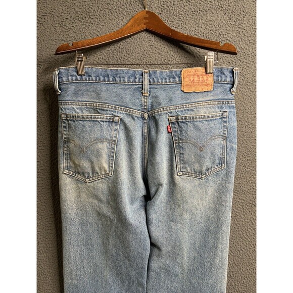 Levi’s 517 0217 Jeans 35x31 Bootcut Flare Made in USA Vintage 1970s Talon Zip - Picture 2 of 16